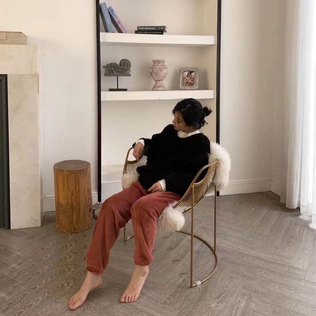 秋冬新款仙女暖暖裤睡裤外穿珊瑚绒加厚宽松居家休闲女长裤暖心裤