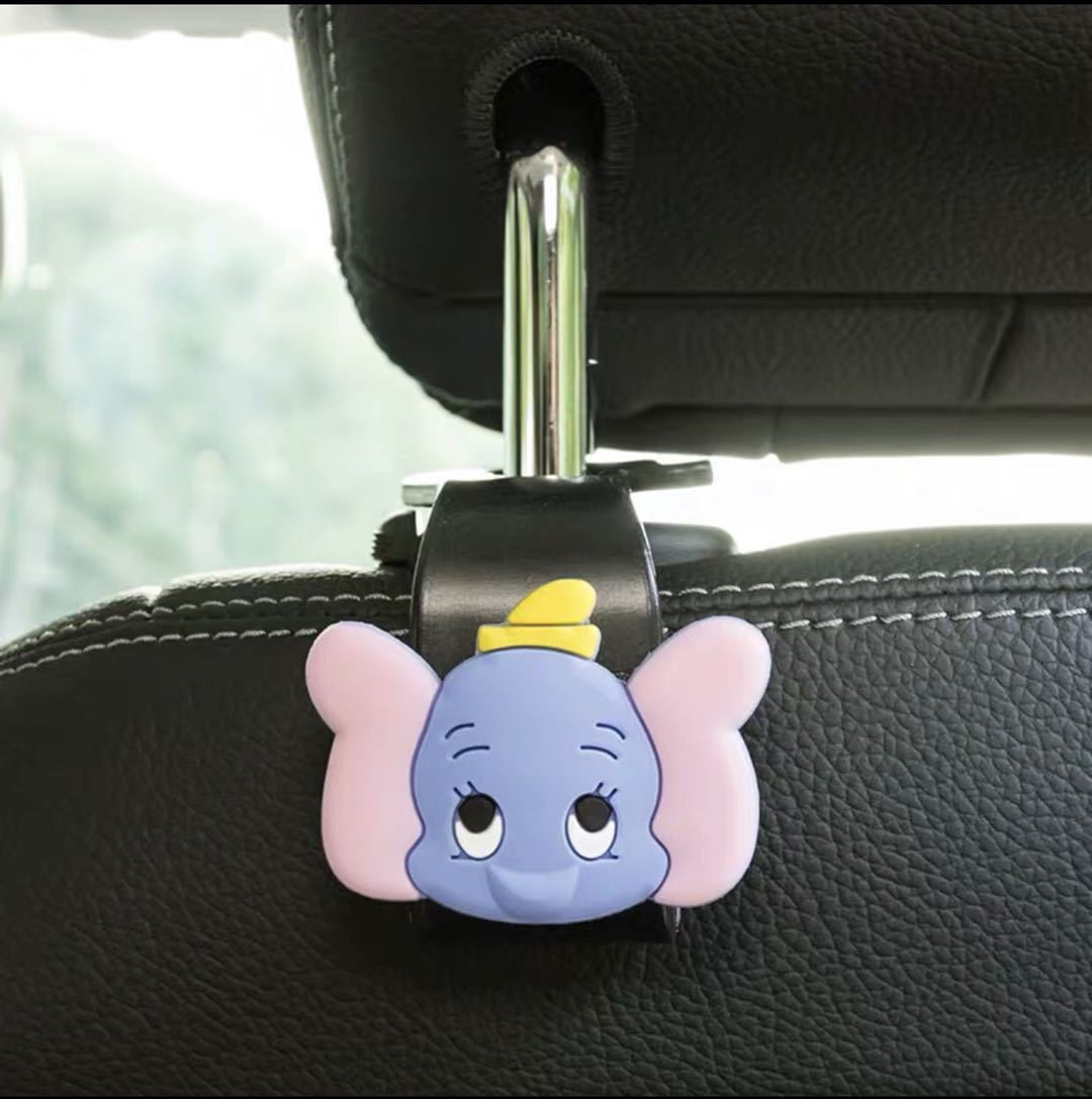 Productos de automóviles creativos, asiento trasero montado en el automóvil, gancho de asiento trasero, gancho de automóvil pequeño, lindo