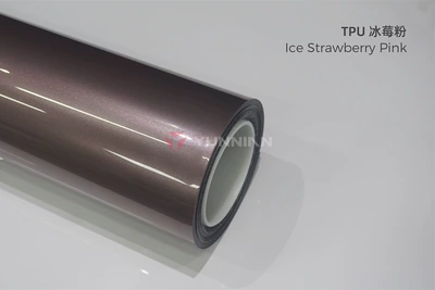factory color car wrap, glossy color | Auto Color Change Film - tpu-iceberry-pink-15215m