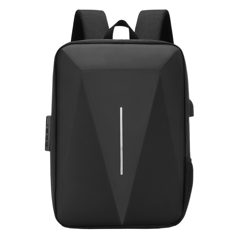 Cross-Border Pc Hard Shell Bag, Lightweight Business Backpack for Men, Large Capacity for Business Trips and Travel, 15.6inch Anti-Theft Computer Backpack