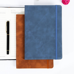 a5筆記本子高顏值簡約ins風學生日記本禮盒套裝記事本厚可印logo