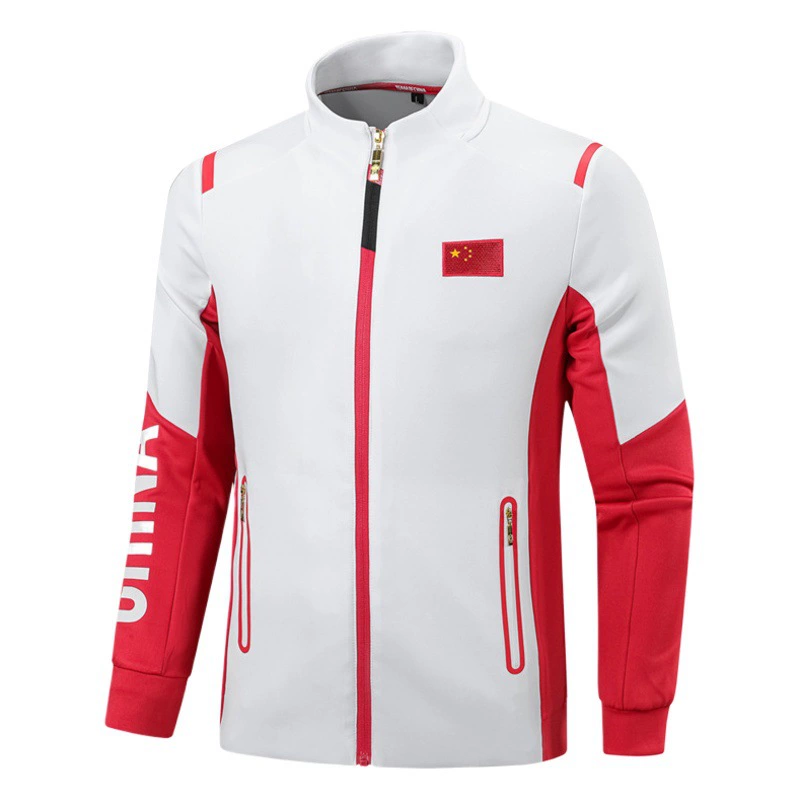 Весенне-осенняя спортивная одежда китайской команды, форма тренера, Мужской и Женский Детский свитер, кардиган для родителей и детей, куртка, оптовая продажа на заказ