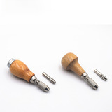 Зимний грибный скульптивный нож и деревянная ручка, длинные руки, ручка, ручка для буровой головки, золотые инструменты, золотые инструменты, ювелирное оборудование