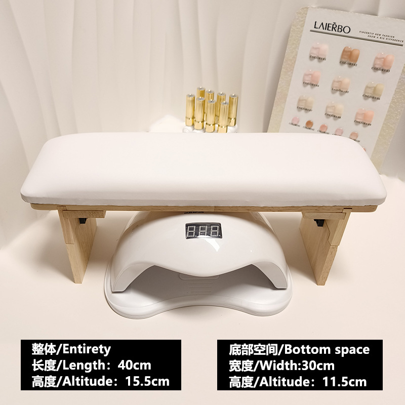 Nuevo ruso uñas belleza bisel plegable mano almohada alta y baja pendiente combinación alivio estilo japonés Pequeño Libro Rojo tienda de uñas herramientas