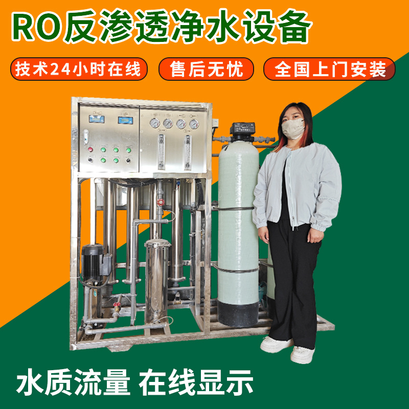 工厂过滤水机器大型去离子水制水机器工业ro反渗透纯净水处理设备