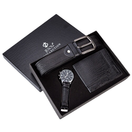 Men's gift set exquisitely packaged watch wallet belt set foreign trade hot selling creative gift watch set