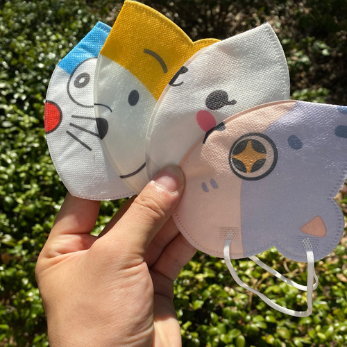 Children's 3D Stereoscopic Protective Summer Lightweight 3-Layer Cartoon-Printed Tiger Design, Cute for Toddlers – Wholesale