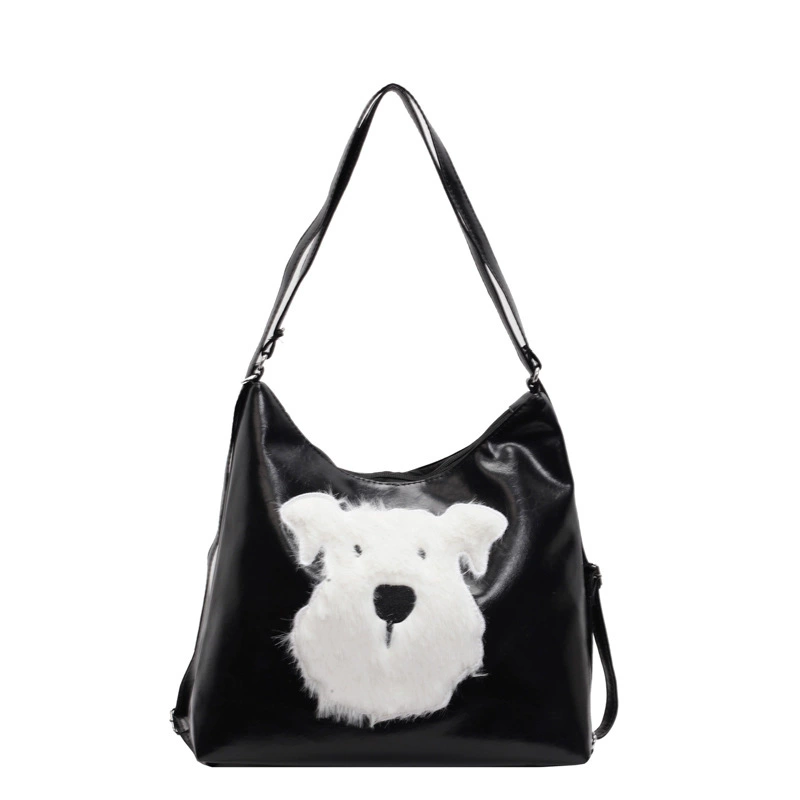 Design capacious backpack, trend of season, for students