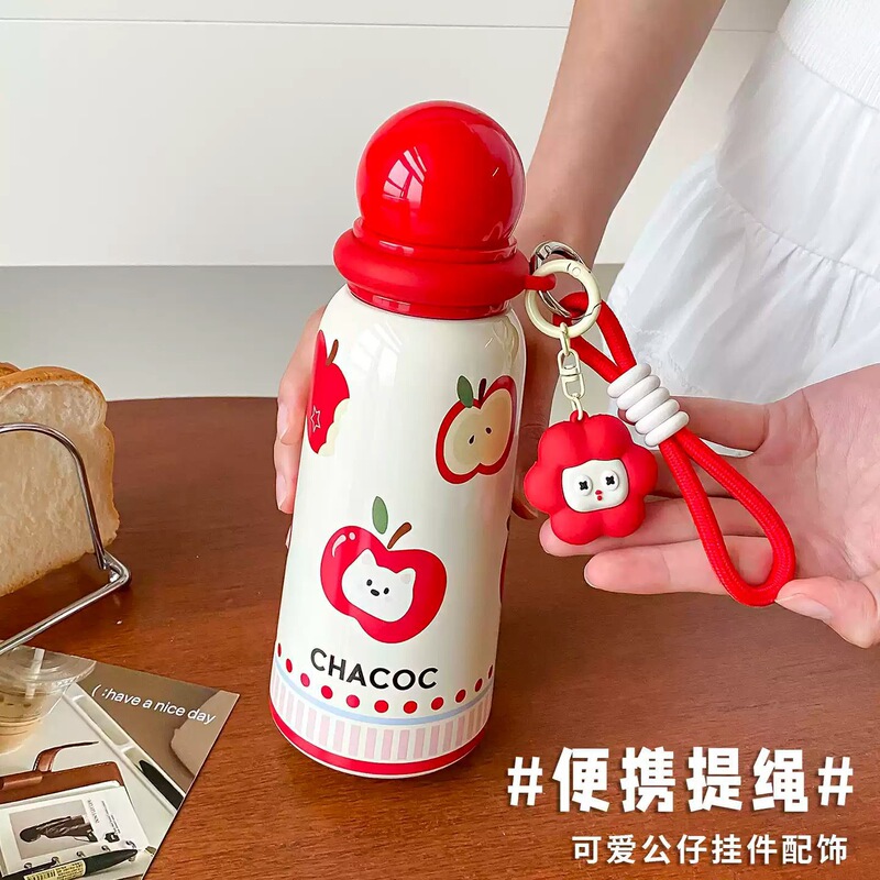 创意卡通保温杯女生高颜值直饮水杯保冷便携可爱学生随行杯子礼品|undefined