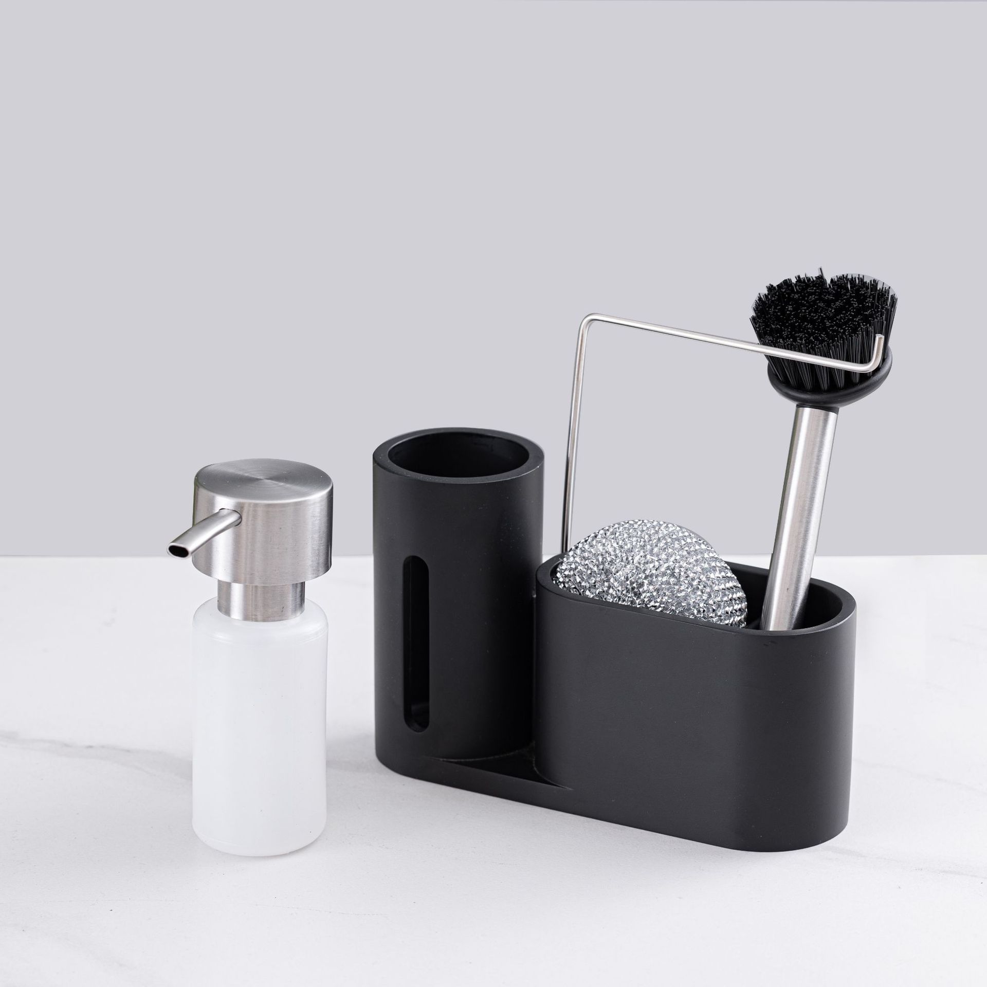 Dispensador de jabón para fregadero de cocina, dispensador de jabón líquido para lavar platos, dispensador de loción, dispensador de desinfectante de manos, botella recargable, caja de almacenamiento para dispensador de jabón líquido para lavar platos