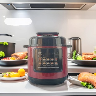 Pressure Cooker 6L Multifunctional Electric Pressure Cooker Household Smart Large-Capacity Rice Cooker Fully Automatic Rice Cooker Pure Meat
