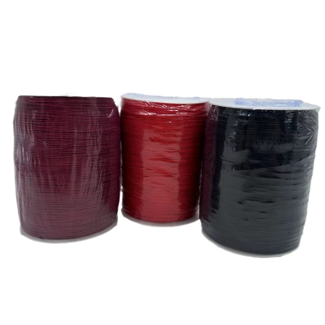 Cuerdas de nylon coloridas juguetes en stock cuerdas de cuero bolsa de corazón cuerdas de trenzado cuerdas de nylon hechas a mano image 6