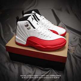 莆田鞋纯原aj12高帮男篮球运动鞋男士复古拼接校园高端潮跨境AJ12