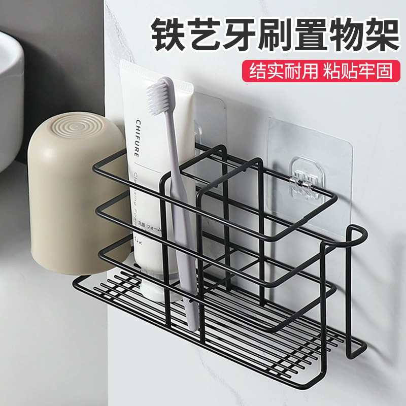 Настенный держатель для зубной щетки без пробивания