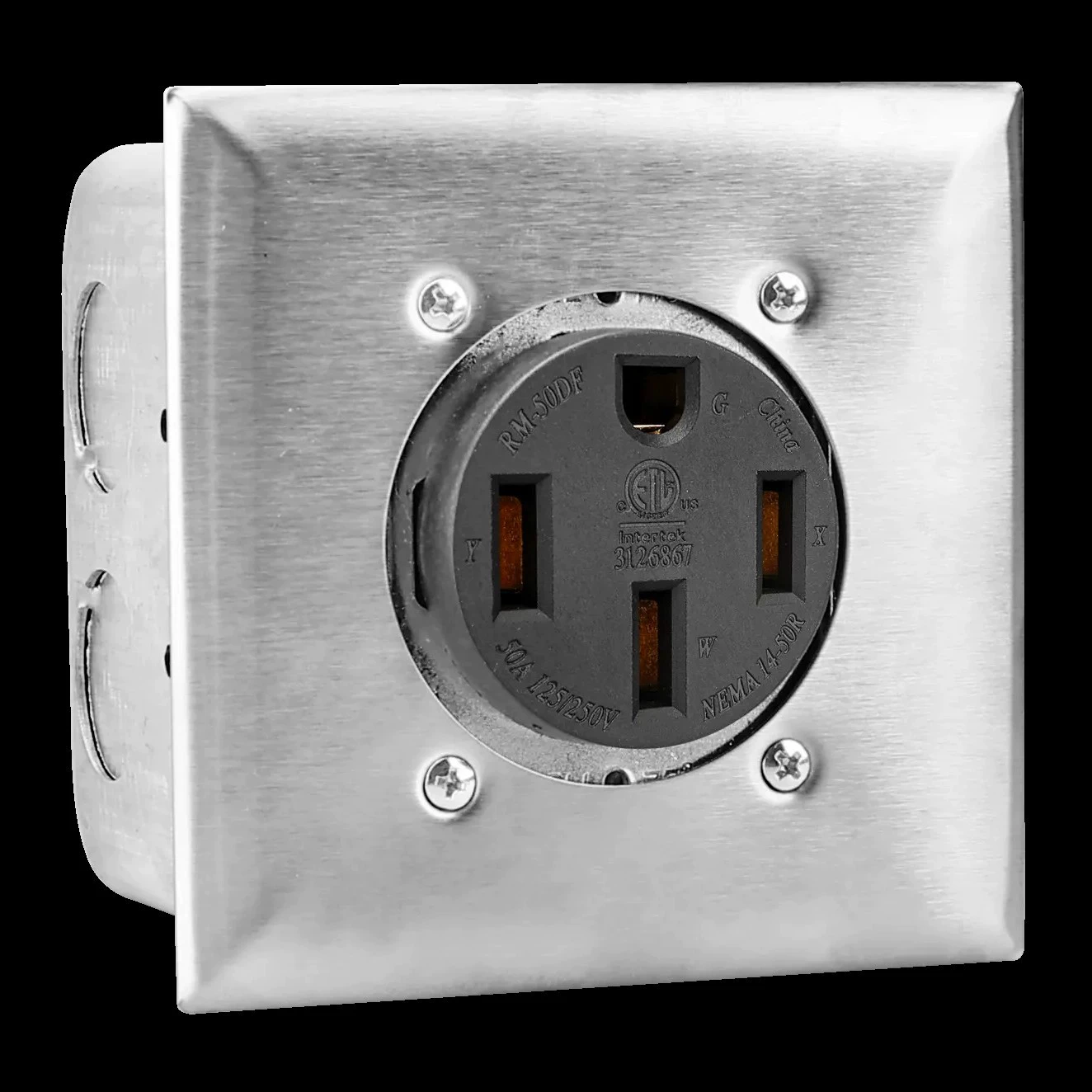 Американский открытый Nema 30A 50A розетка с квадратной сайдингом 30 ампер 50 ампер 125/250 вольт розетка