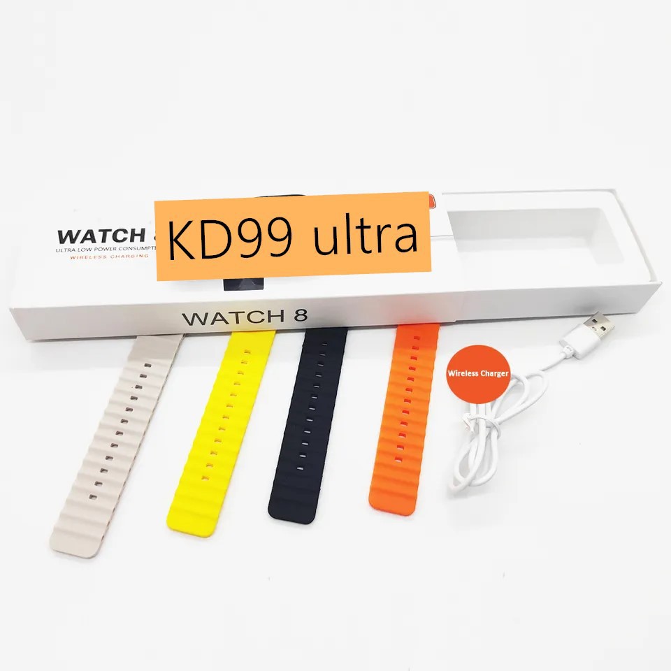 KD99Ultra Bluetooth llamada reloj inteligente 1,99 pulgadas HD pantalla táctil de frecuencia cardíaca WatchS8 reloj deportivo