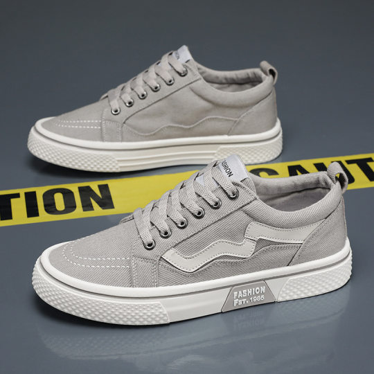 Cross-border plus size Canvas Shoes Men's Summer 2024 New Non-slip Sports Board Shoes Trendy All-match Breathable Casual Shoes