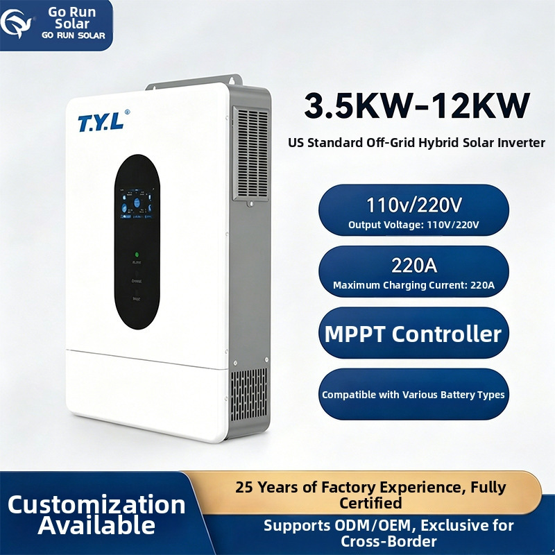 Us Standard Off Grid Hybrid Solar Inverter for Home Use 220V Us Standard Off Grid Hybrid Solar Inverter for Home Use 220V