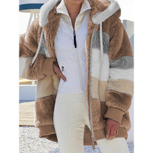 V 29150 Plush patch hooded coat ë�qƴ��������׿羳