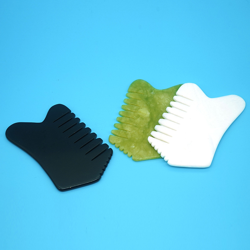 A small and lightweight Xuyu hair comb, fashionable and minimalist arrow hair comb for women, portable and multi-functional scraping hair comb