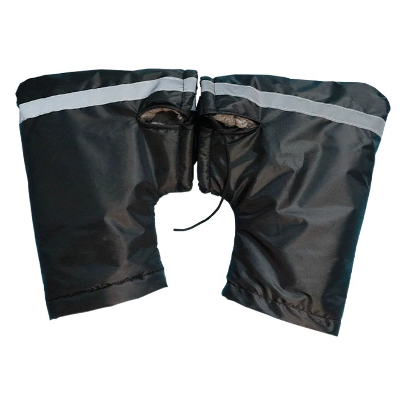 Трансграничные горячие продажи зимние перчатки на руль мотоцикла ATV, ветрозащитный снегостойкий чехол для ручки скутера, пушистый защитный чехол