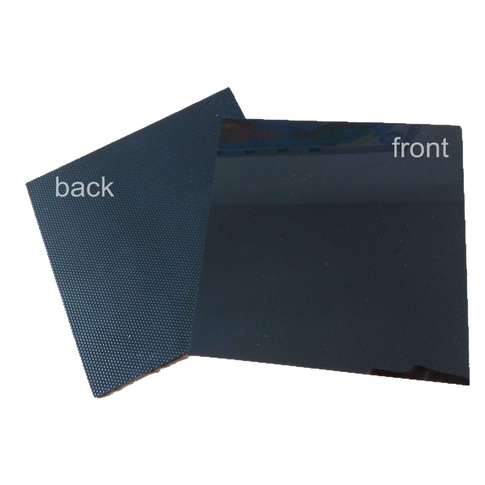 Varios tamaños de serigrafía de borde de molienda resistente a altas temperaturas horno electromagnético negro panel de vidrio microcristalino