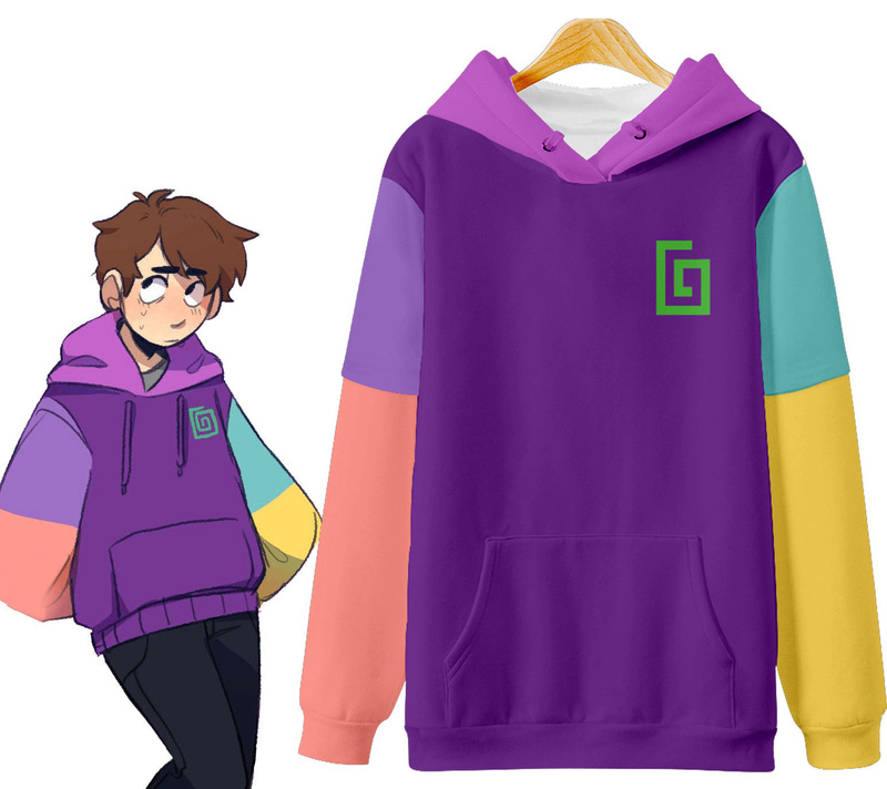 Cross-Border New Product Karl Jacobs 3D Digital Printing Trendy Casual Hooded Sweatshirt for Men