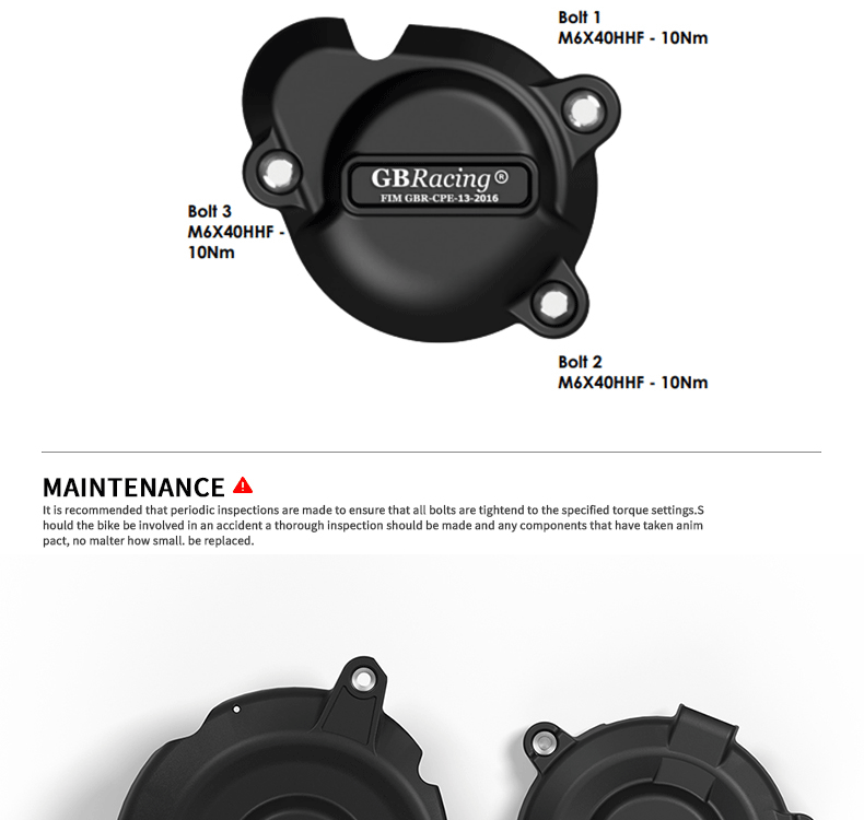 Suitable for Suzuki Gsx-S1000/S1000Gt/S 950 Gbracing Engine Protection Side Cover Anti-Fall Cover