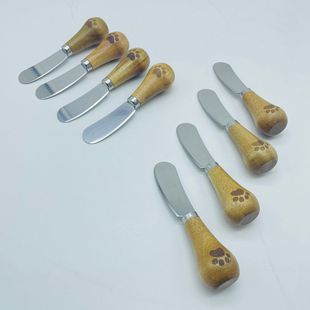 Butter Knife, Cocoa Bear Spreader Knife, Bread Spread Butter Knife, Cheese Knife, Jam Knife, Kitchen Butter Scraper, Home Use