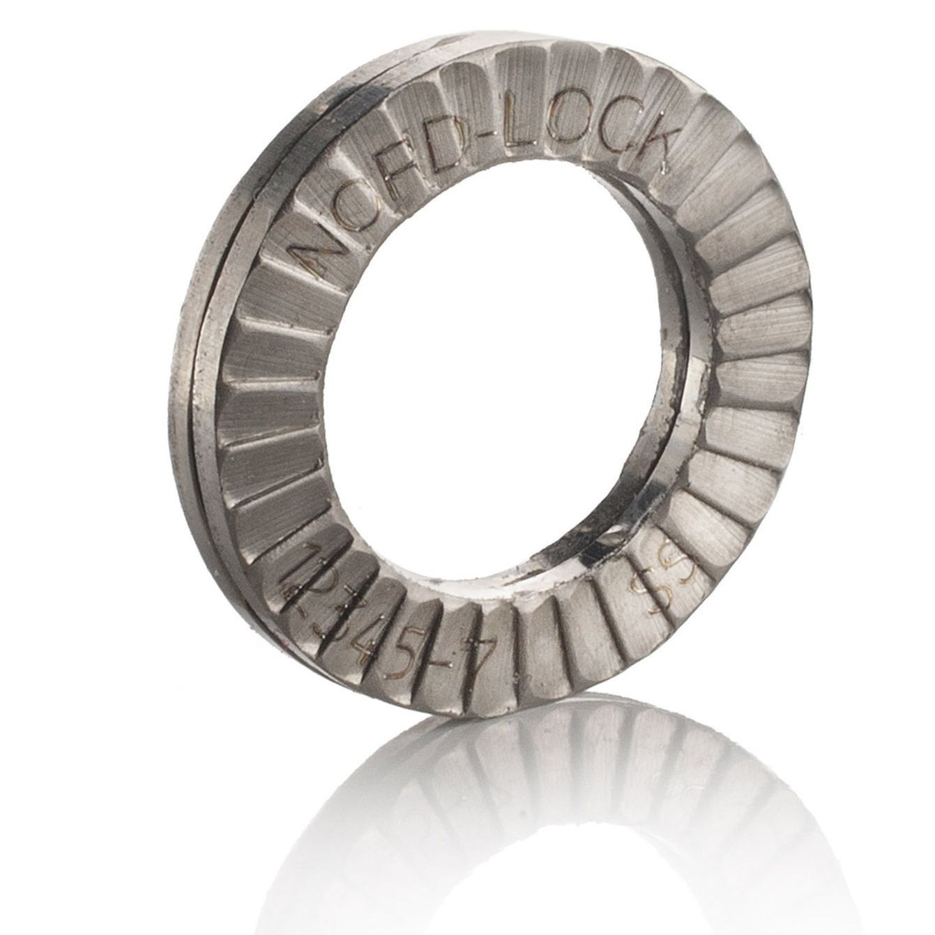 Nord-Lock 316L不锈钢防松垫圈NL16ss 洛帝牢原装楔形制锁垫圈M16