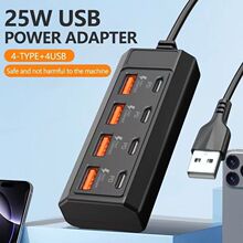 一拖八口4USB4type-c延长线HUB适用于拓展坞充电线传数据厂家直销