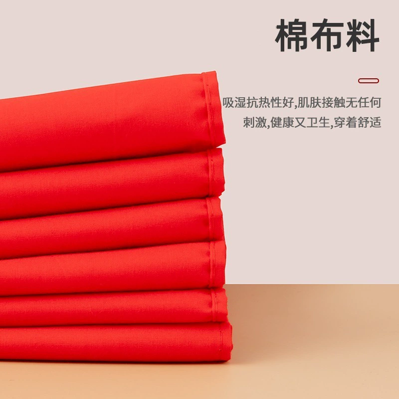 Красный шарф для учащихся начальной школы высокого качества универсальный не выцветает