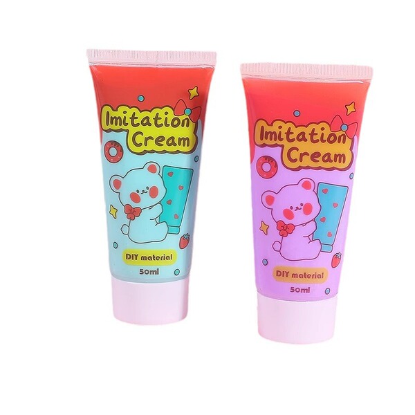Cream materials set handmade
