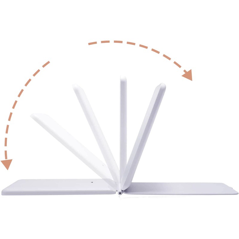 Espejo de maquillaje LED con luz de tres colores Espejo de maquillaje con luz Espejo táctil con atenuación infinita Espejo de maquillaje de belleza con tapa abatible Espejo de tocador portátil