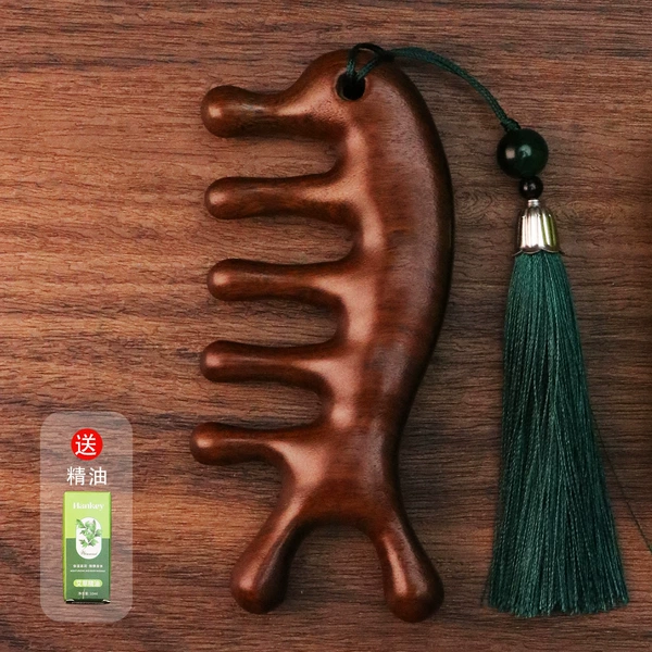Dolphin massage comb+spike+essential oil