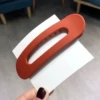 Оранжевый большой зажим-клюв