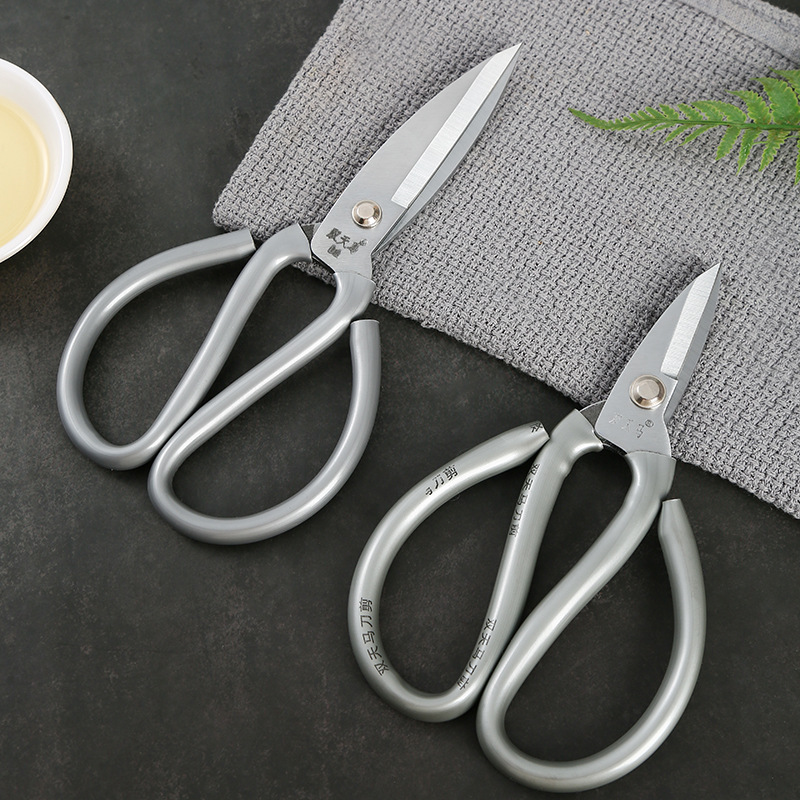 (2개) 가위 도매 더블 톈마 강한 전단 산업 주방 전기 망간 강철 탄소 강철 다기능 크기 가위 도매