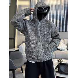 连帽卫衣男款春季韩版休闲帅气网红男士上衣设计感潮流潮牌男装