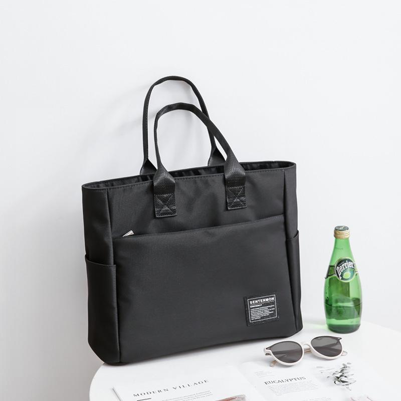 Thickened Canvas Tote Bag, Simple Portable Oxford Computer Bag, Business Briefcase, Work Document Bag, Hand-Carry Bag Thickened Canvas Tote Bag, Simple Portable Oxford Computer Bag, Business Briefcase, Work Document Bag, Hand-Carry Bag