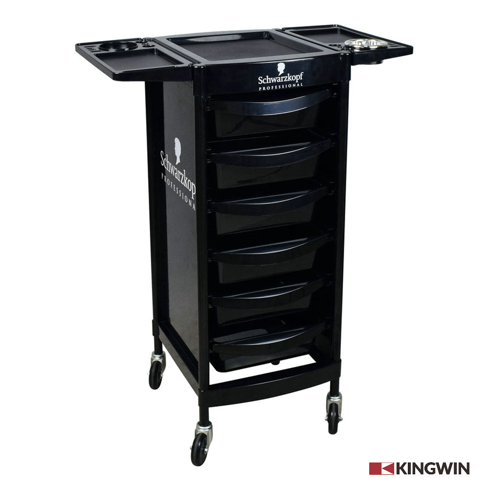 KingWin发廊工具车收纳美发卷发棒置物架吹风机理发店手推车