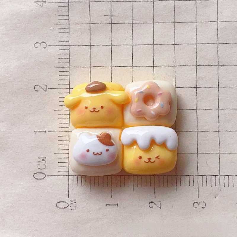 樹脂アクセサリー diy クリーム接着剤漫画ヘアピン下駄バックル装飾品装飾昔ながらのパンおもちゃ|undefined