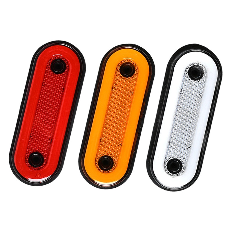 Manufacturer Wholesale 12V24V Led Light Guide Side Lights Oval Truck Side Lights Tail Lights Truck Lights Car Lights