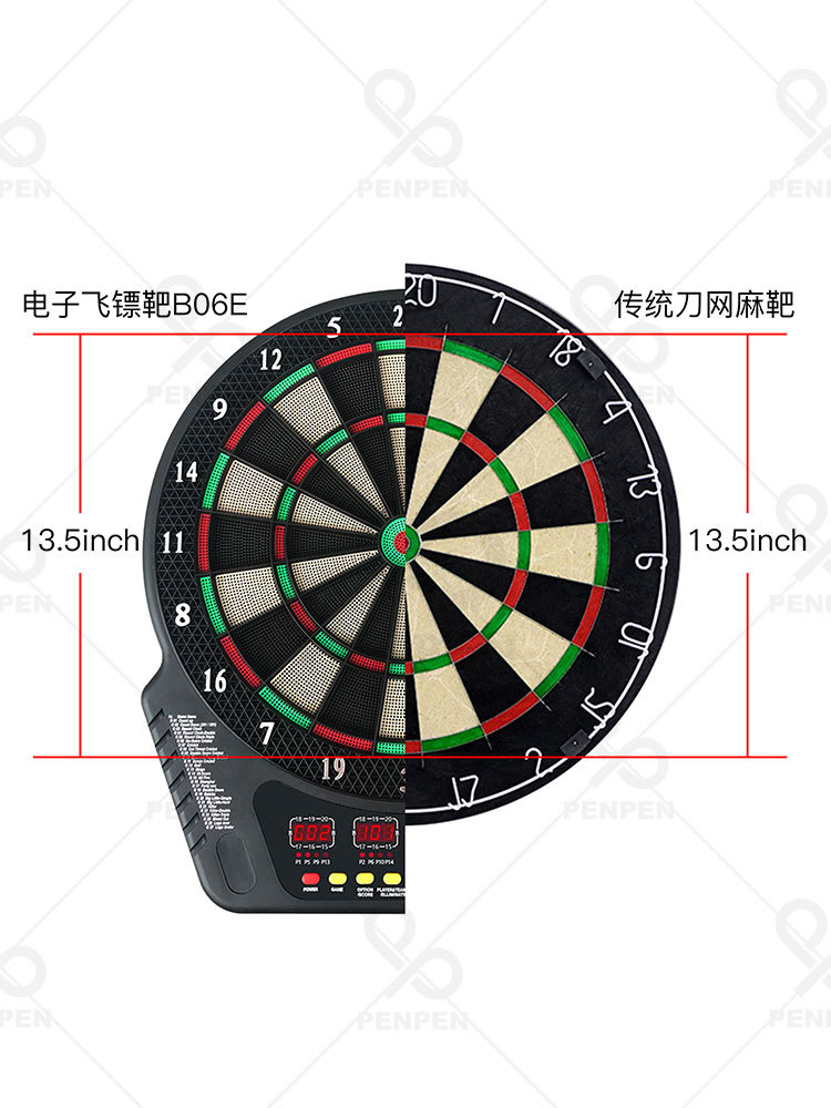 PENPEN Eyector Punturación automática Dardo electrónico suave Dardo objetivo Dardo de seguridad Juego transfronterizo B06E