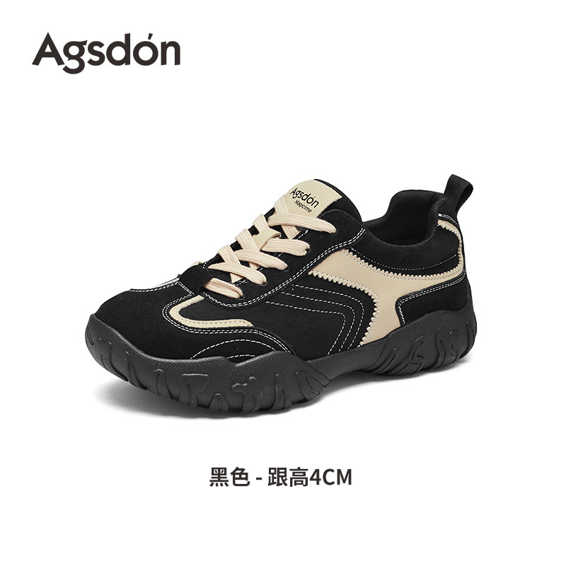 Zapatos de entrenamiento para mujeres 2025 nuevos zapatos deportivos casuales delgados de otoño Retro Gump