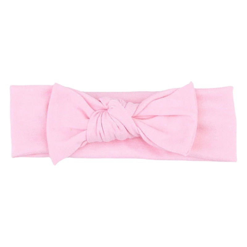 Amazon Горячие Продажи Детские Аксессуары Для Волос Сладкий Детский Галстук Кроличьи Уши Повязка Для Волос Детский Хлопковый Бант Повязка На Оголовье