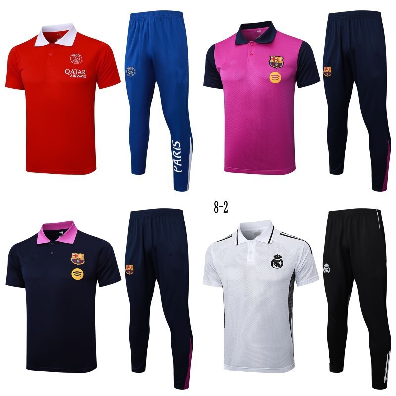 2526 Arsenal Real Madrid Barcelona Ac Inter Milan Jersey Brazil Germany Argentina Short-Sleeved Football Uniform Polo Suit