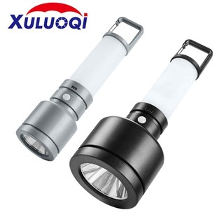 Cross-border new multi-functional outdoor hook camping light waterproof lantern warm color camping light rechargeable strong light flashlight