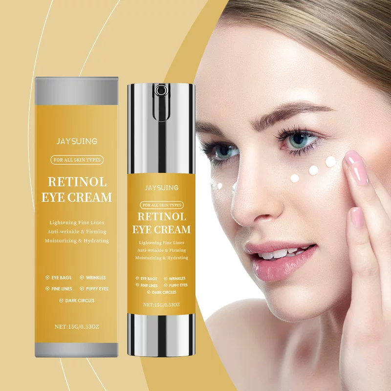 Retinol крем для глаз JAYSUING, глубокое увлажнение и питание для улучшения кожи вокруг глаз, снимает сухость и упругость