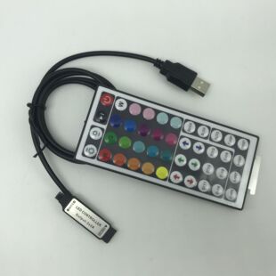 In stock 44 key USB controller led light bar light strip controller can be used as battery box USB mini controller