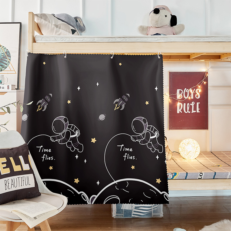 Cortina de cama de dormitorio estudiantil fuerte sombreante cama superior especial cortina de cama todo incluido dormitorio de estudiantes de sexo masculino y femenino sombreante cama inferior tela de cortina de cortina